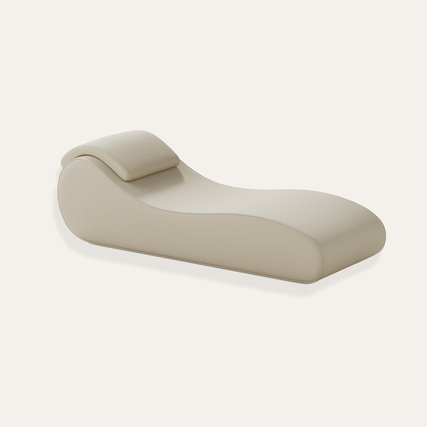 Chaise longue courbée